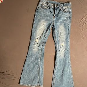 Bell bottom jeans